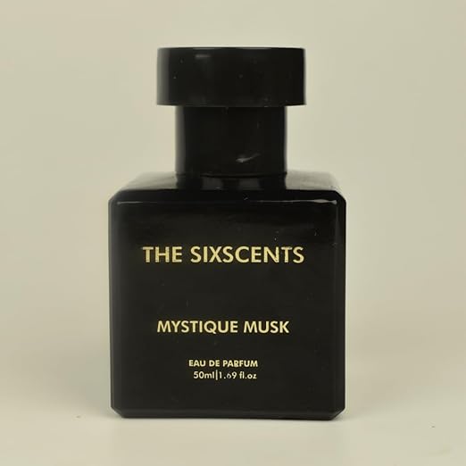 The SixScents Mystique Musk 50ml Eau De Parfum for Men – Premium Luxury Fragrance with Musk, Vanilla, Patchouli, Pink Pepper, Ylang Ylang & Bergamot for an Irresistibly Bold Scent